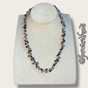 Amethyst Chip Necklace